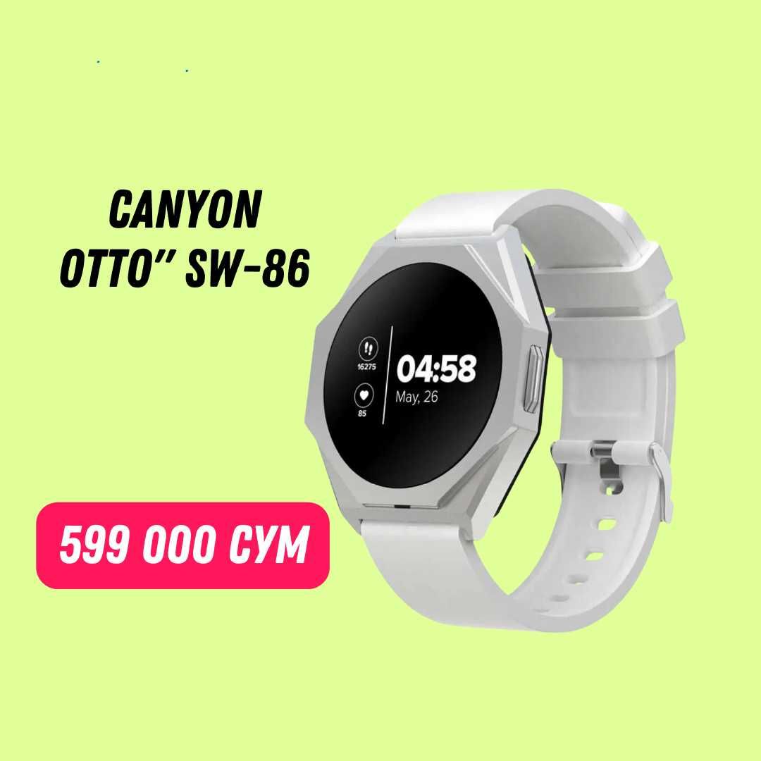 Новые умные часы Canyon OTTO SW-86 — гарантия 1 год