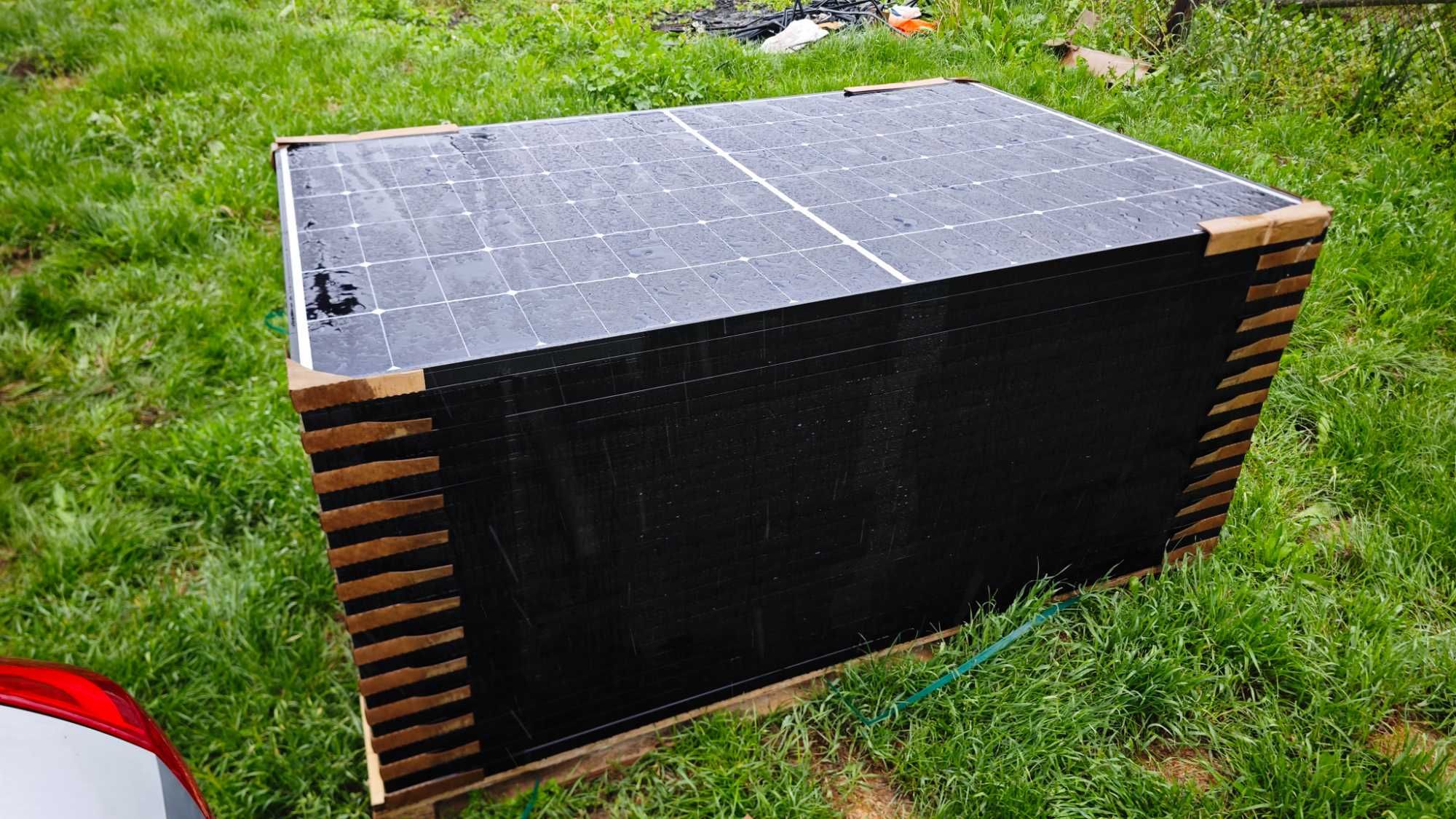 Longi 425W Tier 1 TOP con N type  Соларни панели  с черна рамка