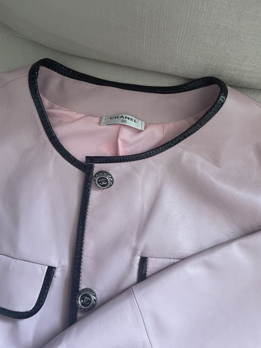 Дамско яке естествена агнешка кожа Шанел Chanel S