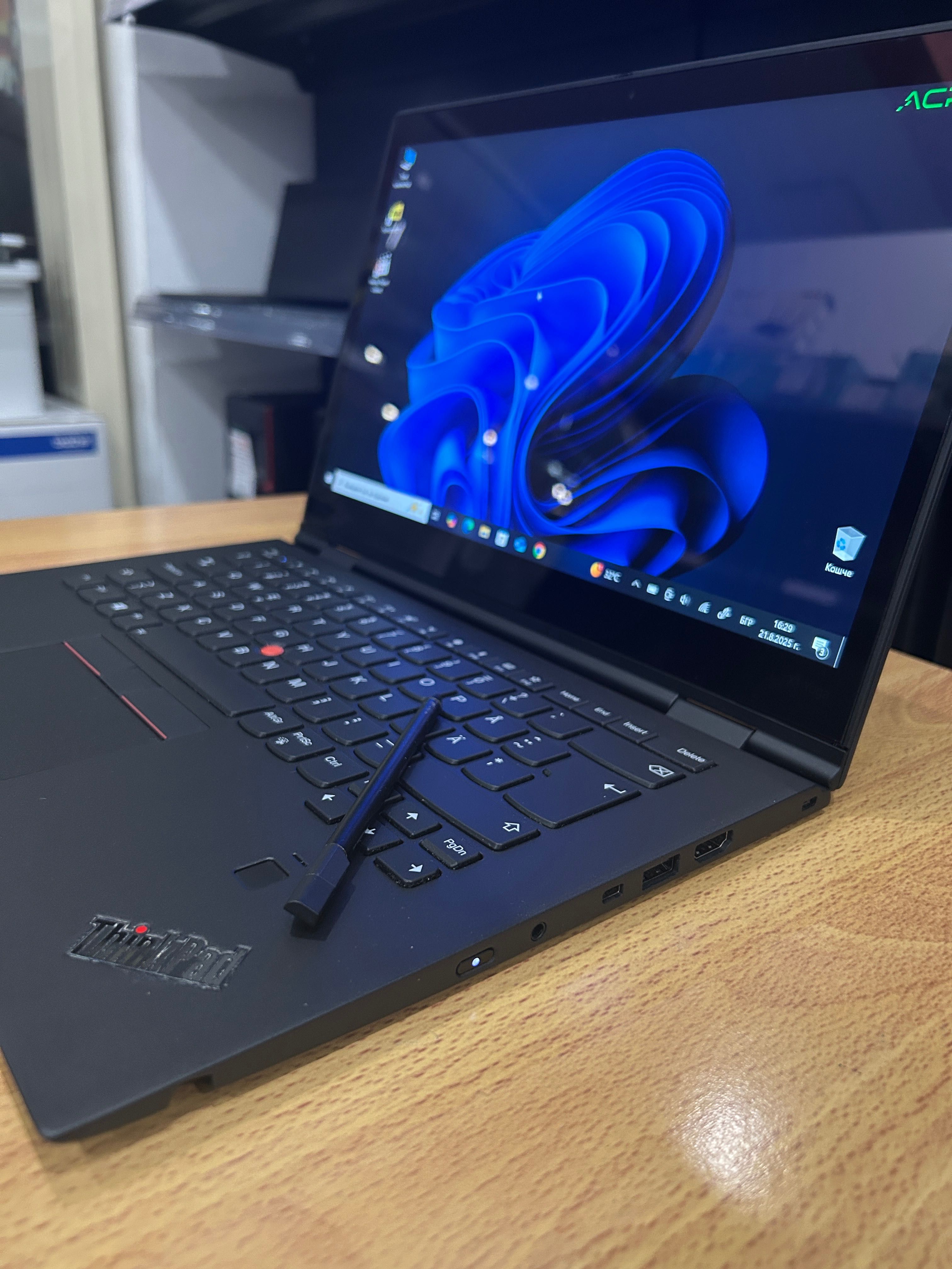 Лаптоп Lenovo X1 Yoga i7/16GB RAM/512GB с 3 месеца гаранция! ТЪЧ