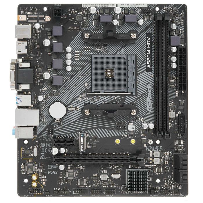 Материнская плата Asus a520  Ryzen 4600G и другие Комплектующие