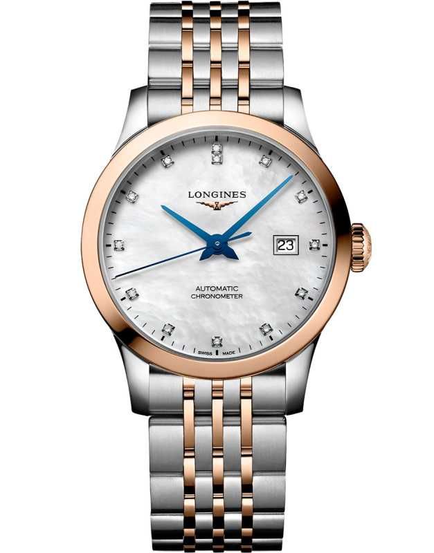 Ceas Longines Record L2.321.5 Automatic Chronometer cu Diamante 26963