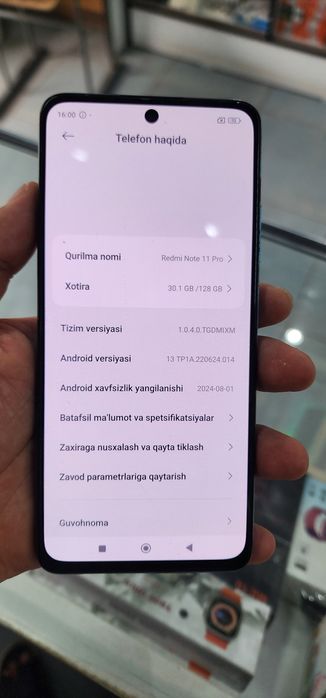 Redmi Note 11 PRO sotiladi