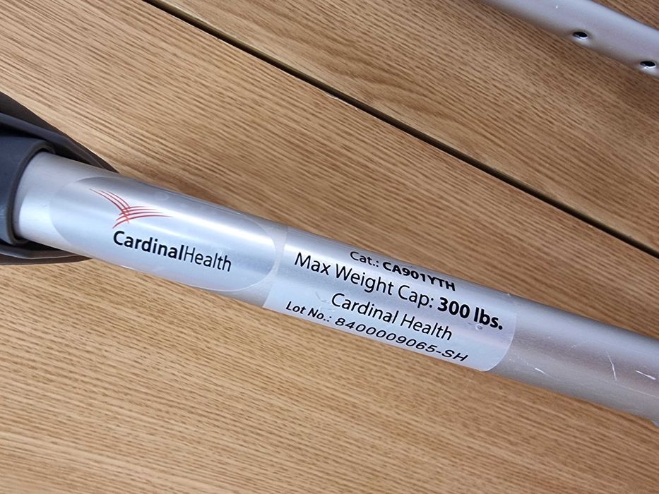 Carje sub brat reglabile, aluminiu, pentru copii