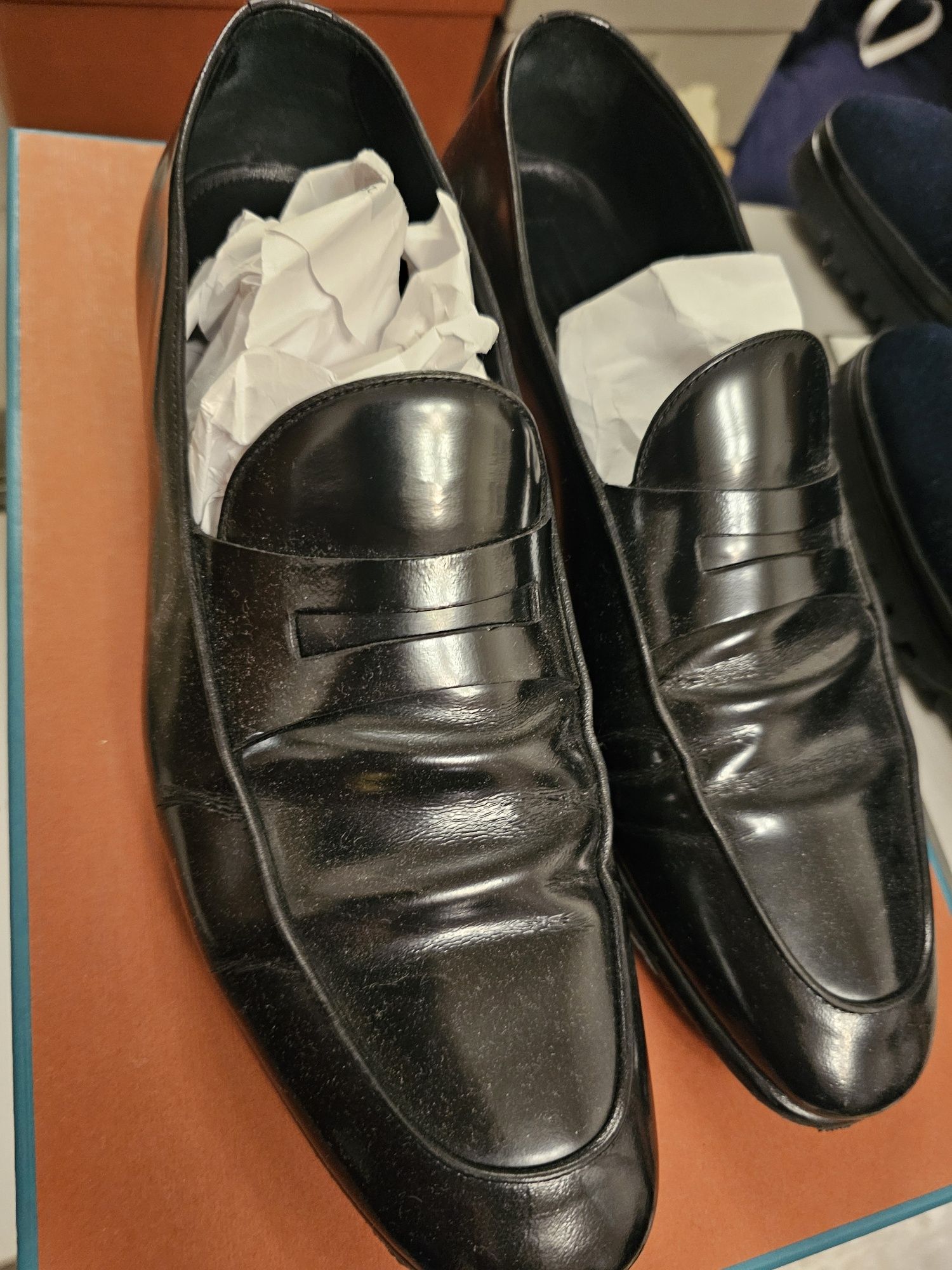 Мужские туфли 42 размер Италия Ermenegildo Zegna