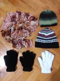 Шал+шапки+ръкавици