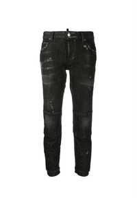 Dsquared2 low rise scuffed skinny jeans