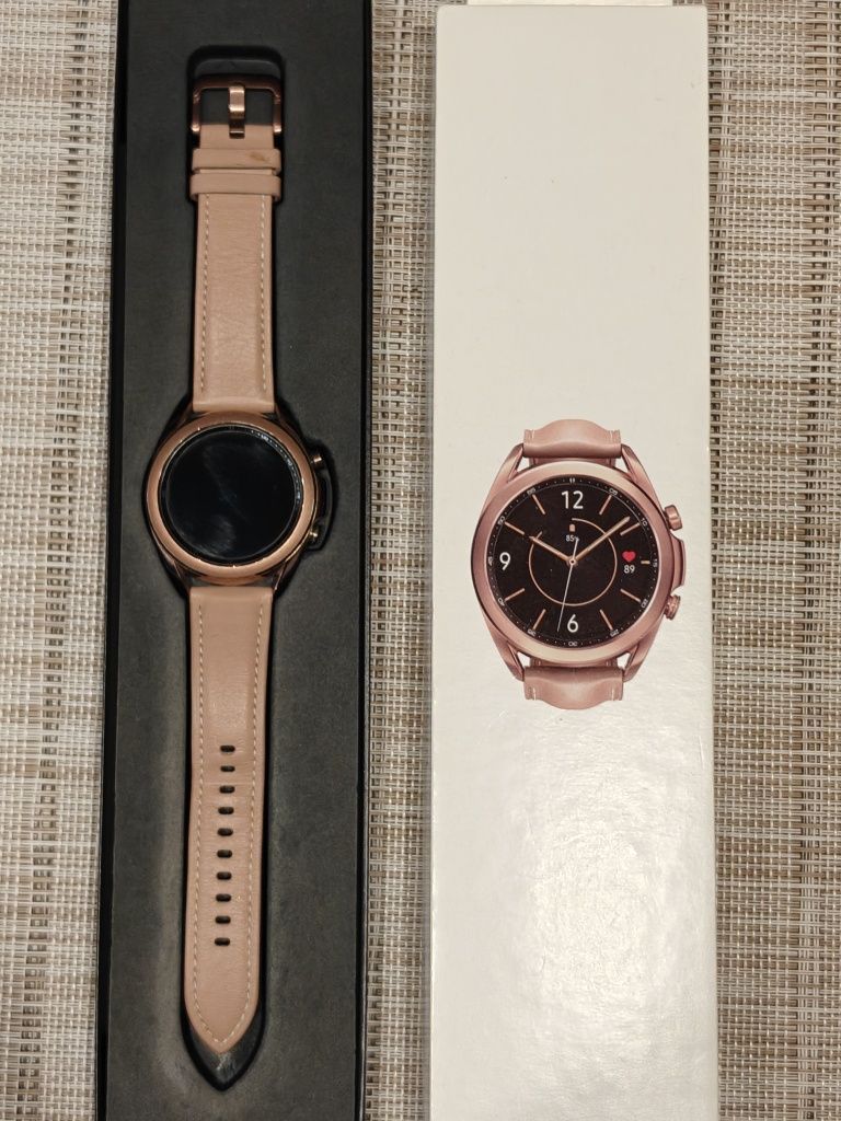 Samsung Watch 3 roze gold leader