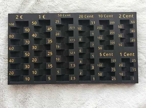 Монетник органайзер стотинки в  евро цента