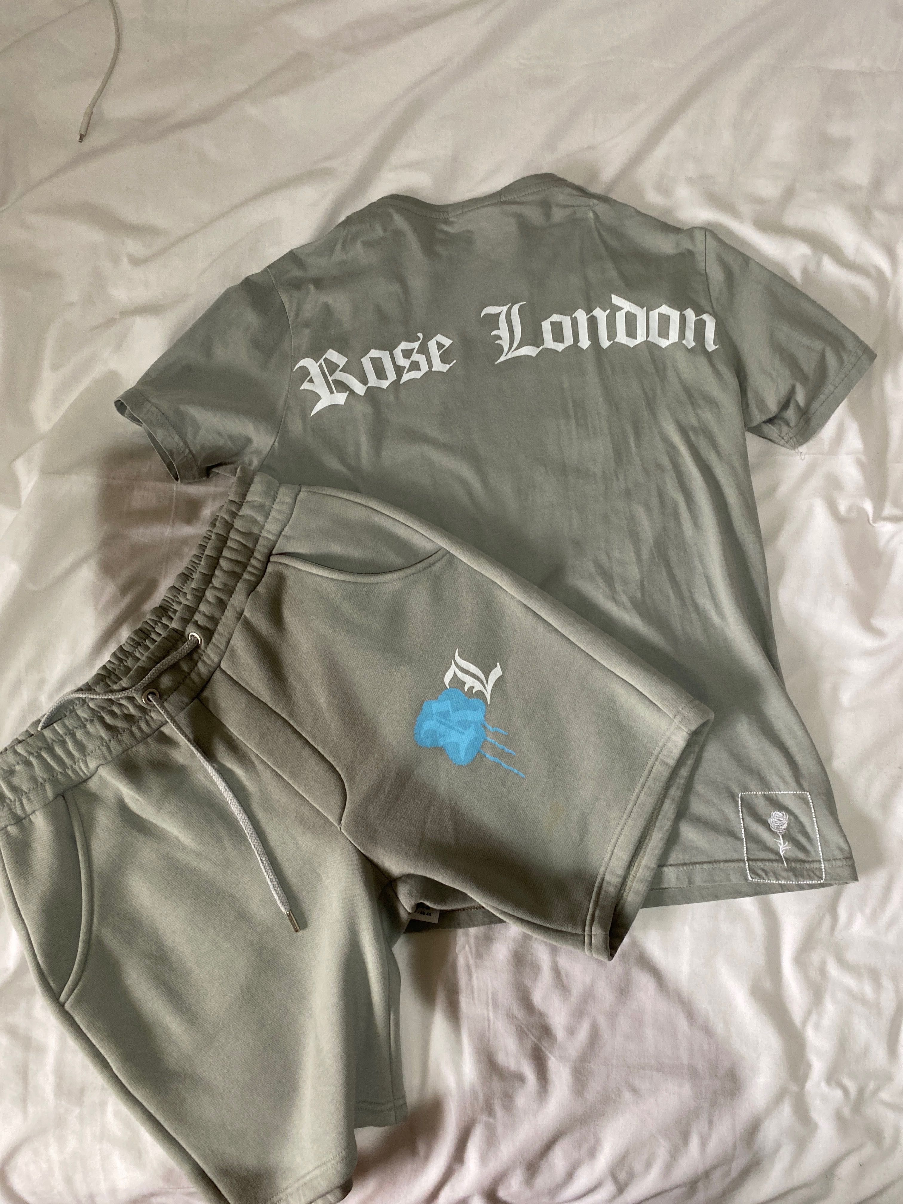 Rose London, къси панталони и тениска екип, s/m