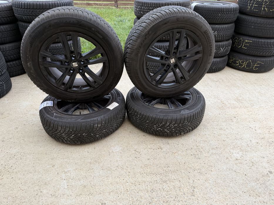 Jante aliaj 17” + cauciucuri iarnă 215/65 R17 Bridgestone Blizzak