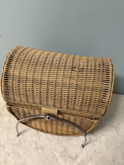 Ратанова кутия за съхранение / 70-те