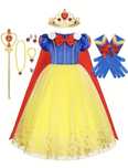 Rochie Alba ca Zapada 4-5 ani + accesorii