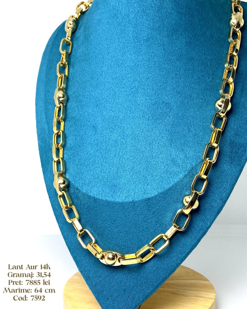 (7592) Lant Aur 14k 31,54g FB Bijoux Euro Gold Galati, 280 lei gr