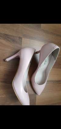 Pantofi piele rose