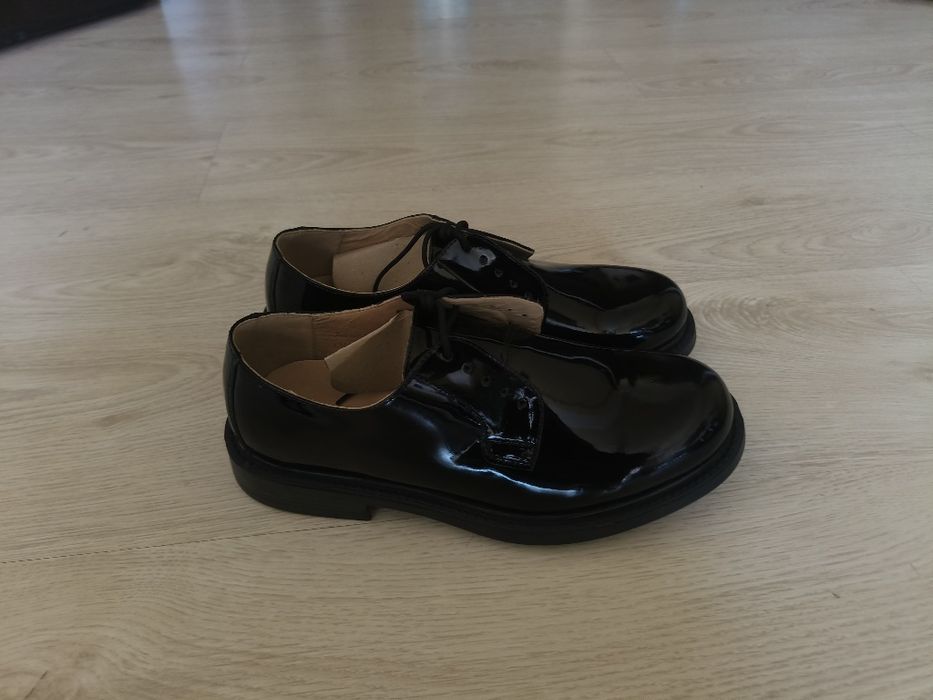 Туфли кожаные лакированные