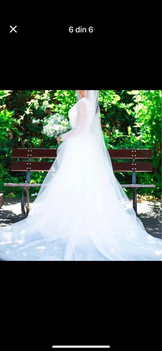 Rochie de mireasă sirenă