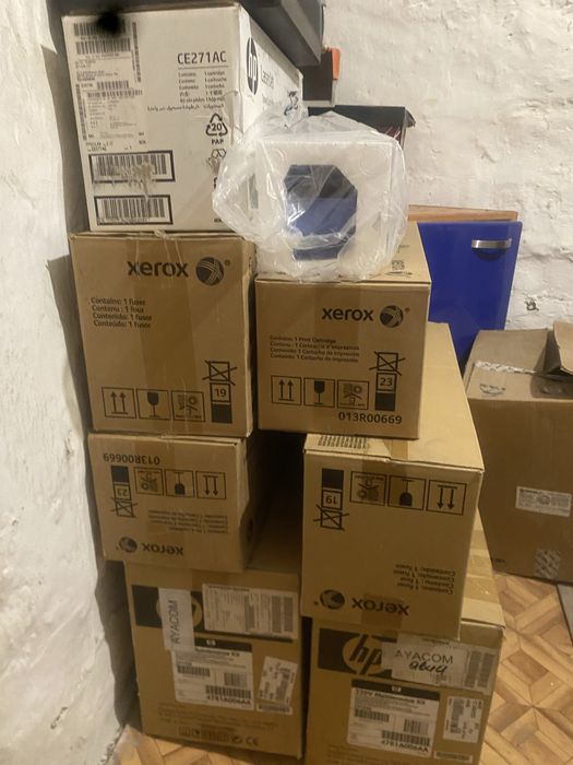 Большие картриджы hp, xerox, ups