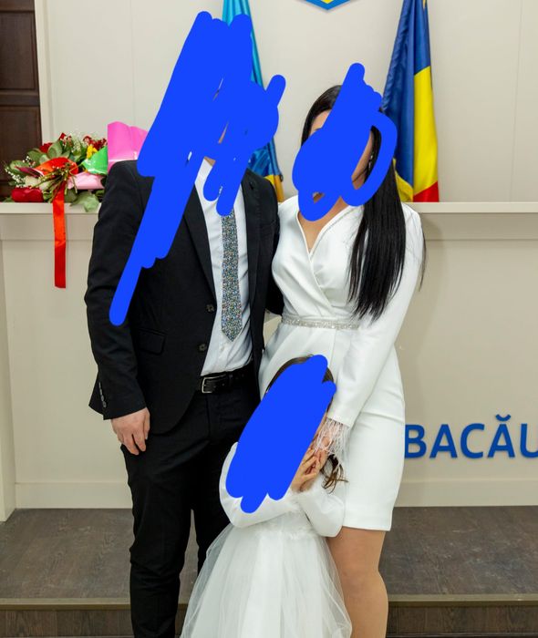 Rochie albă , de ocazie. Stare civila