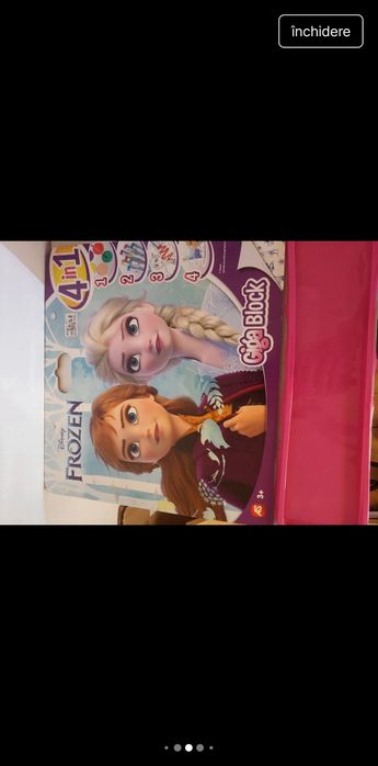 Set tablade scris magnetica, joc magnetic, fise de xolorat cu Elsa