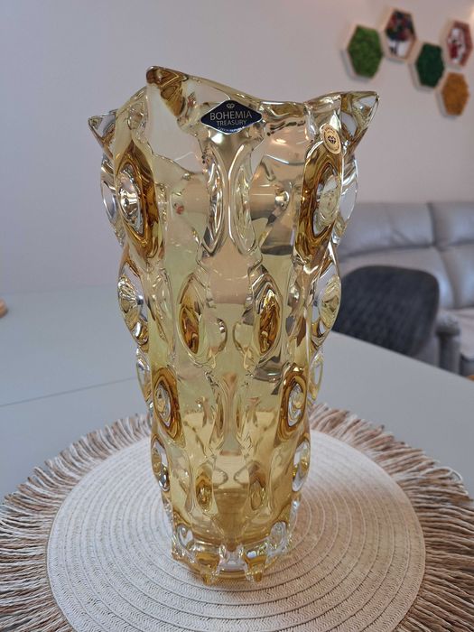 Vand vaza Cristal Bohemia NOU