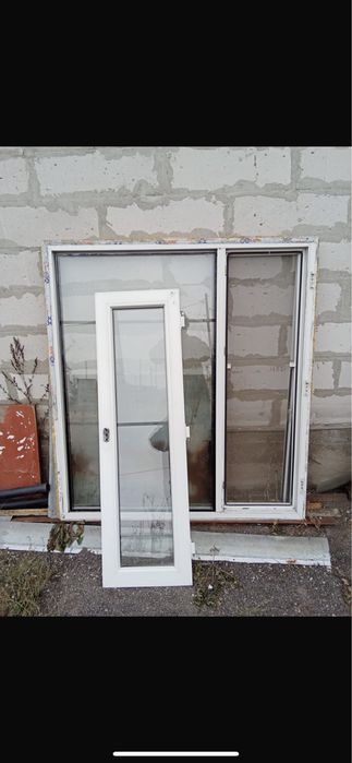 Пластиковые окна б/у в хорошем состоянии