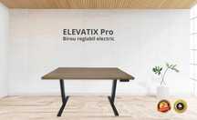 Birou reglabil electric pe inaltime ELEVATIX® Pro