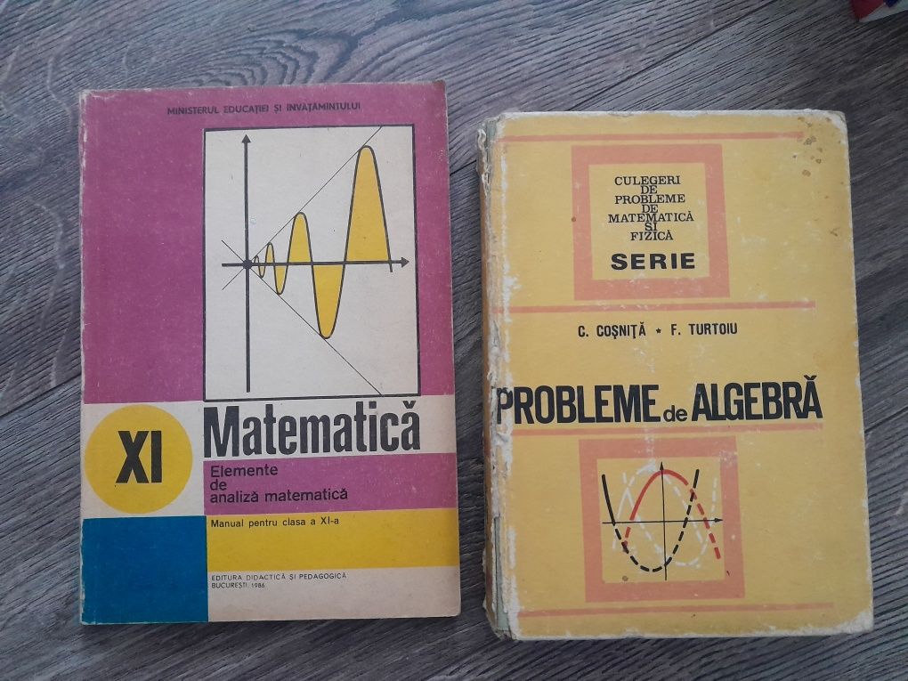 Set de 8 cărți de matematică