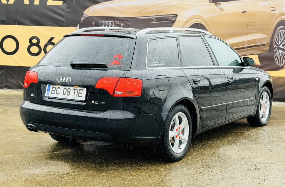 Audi A4, 2006, 2.0 TDI, unic proprietar,  RATE CU BULETINUL, AVANS 0