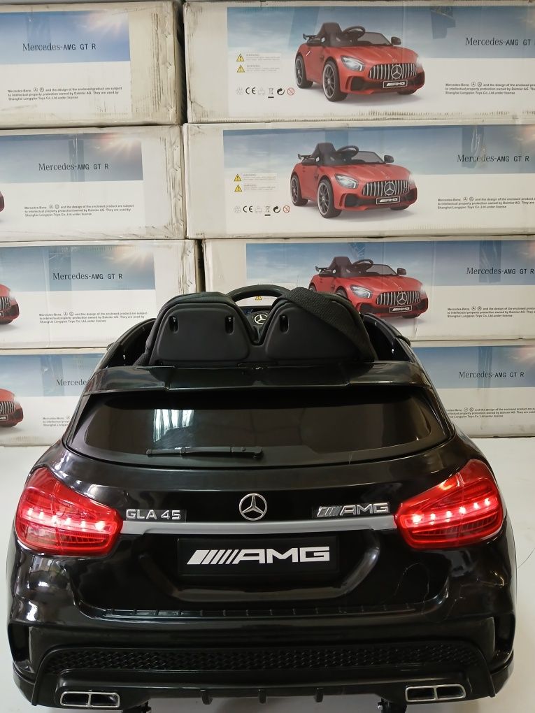 Нова!!Промоция!Акумулаторен джип Mercedes AMG GLA45 с меки гуми,12v