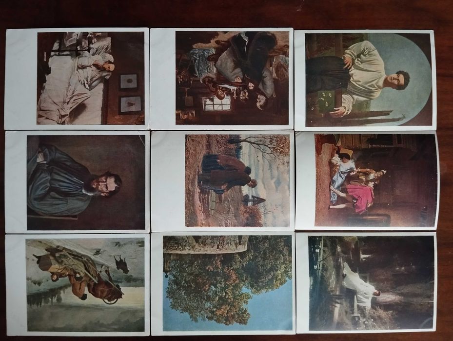 Издание Государственной Третьяковской галереи. Довоенные открытки.