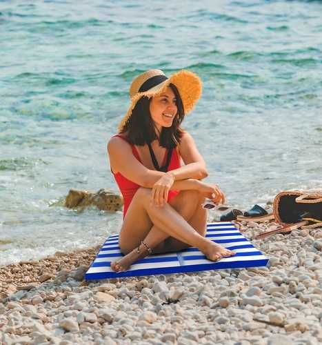 Плътна постелка за скалисти плажове, балкон, тераса, градина, Trizand