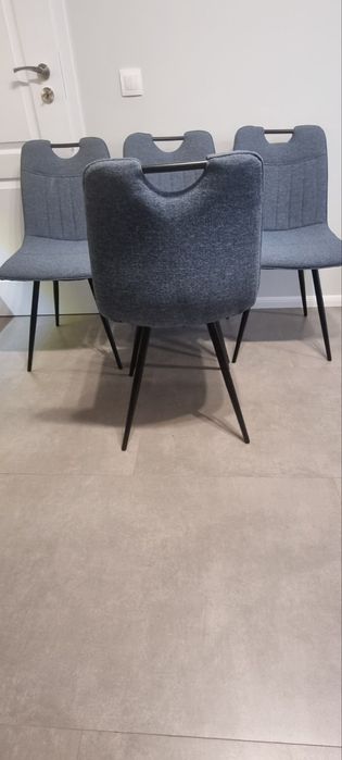 Трапезен стол - сив - 4бр.