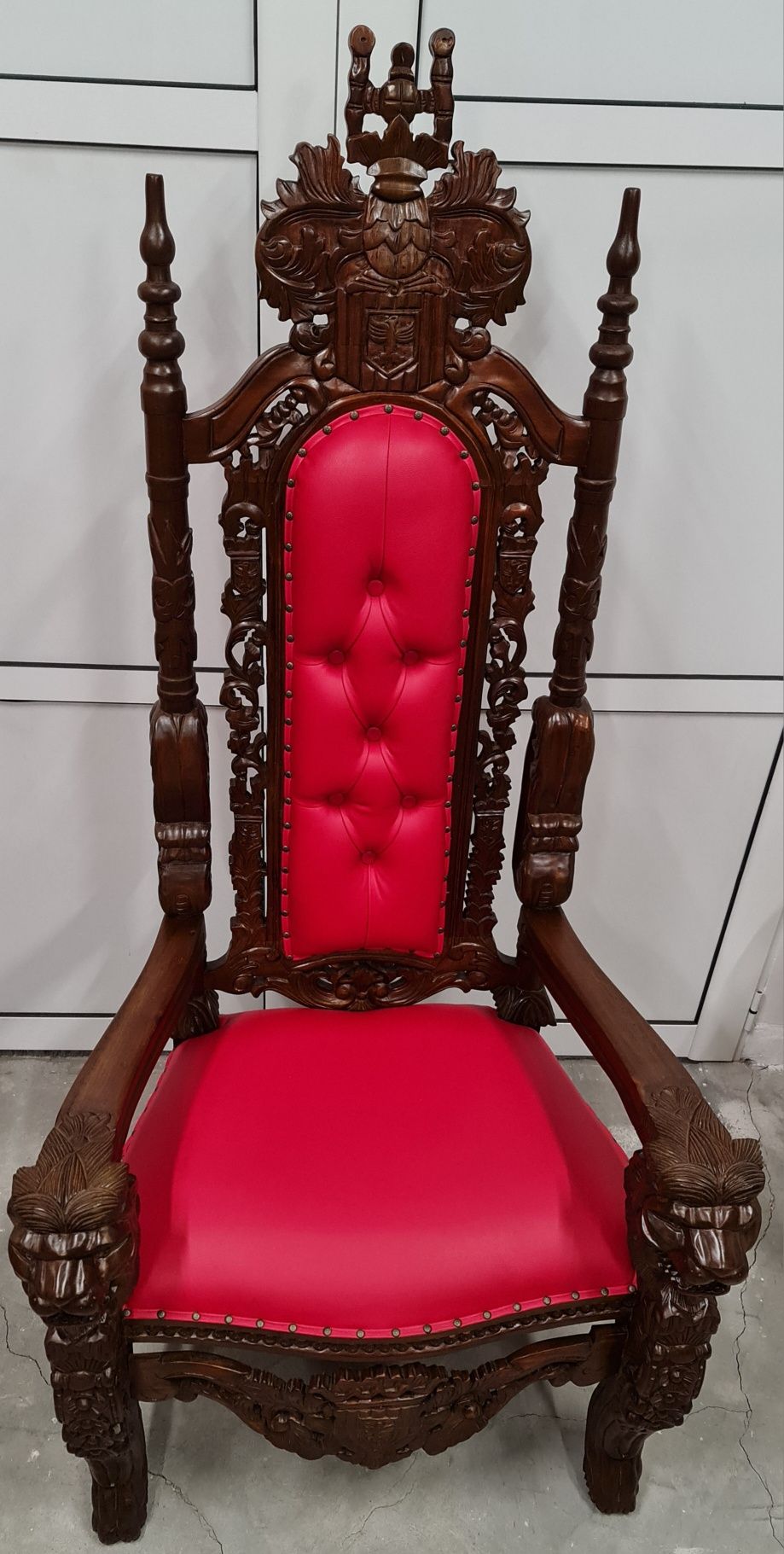 Ralfh chair, Кралски стол - тиково дърво , внос от Индонезия