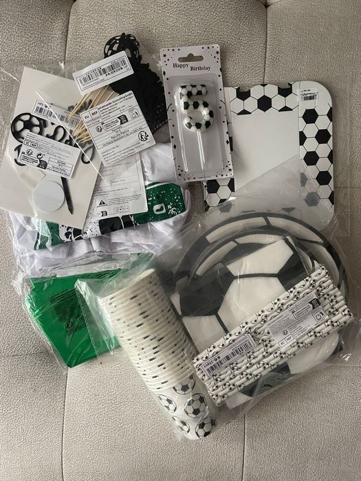 Zi de nastere cu tematica FOTBAL - aranjament