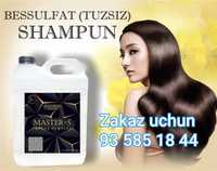 Bessulfat (tuzsiz) shampun. 3 litr