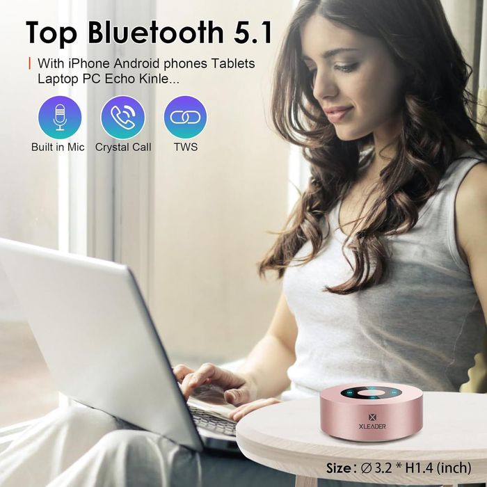 Boxa Bluetooth XLeader SoundAngel A8,roz,sigilat