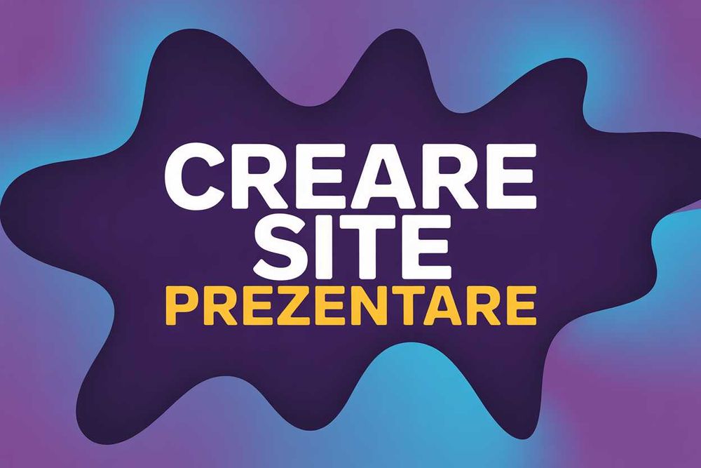 Creare Site Prezentare Profesional - Veio.ro
