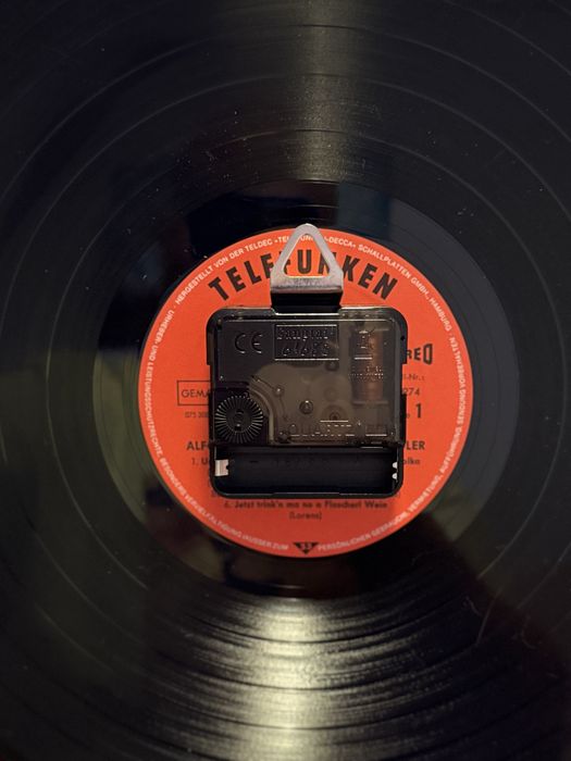 Ceas Retro vinil ELECTRECORD original – cadou handmade muzical