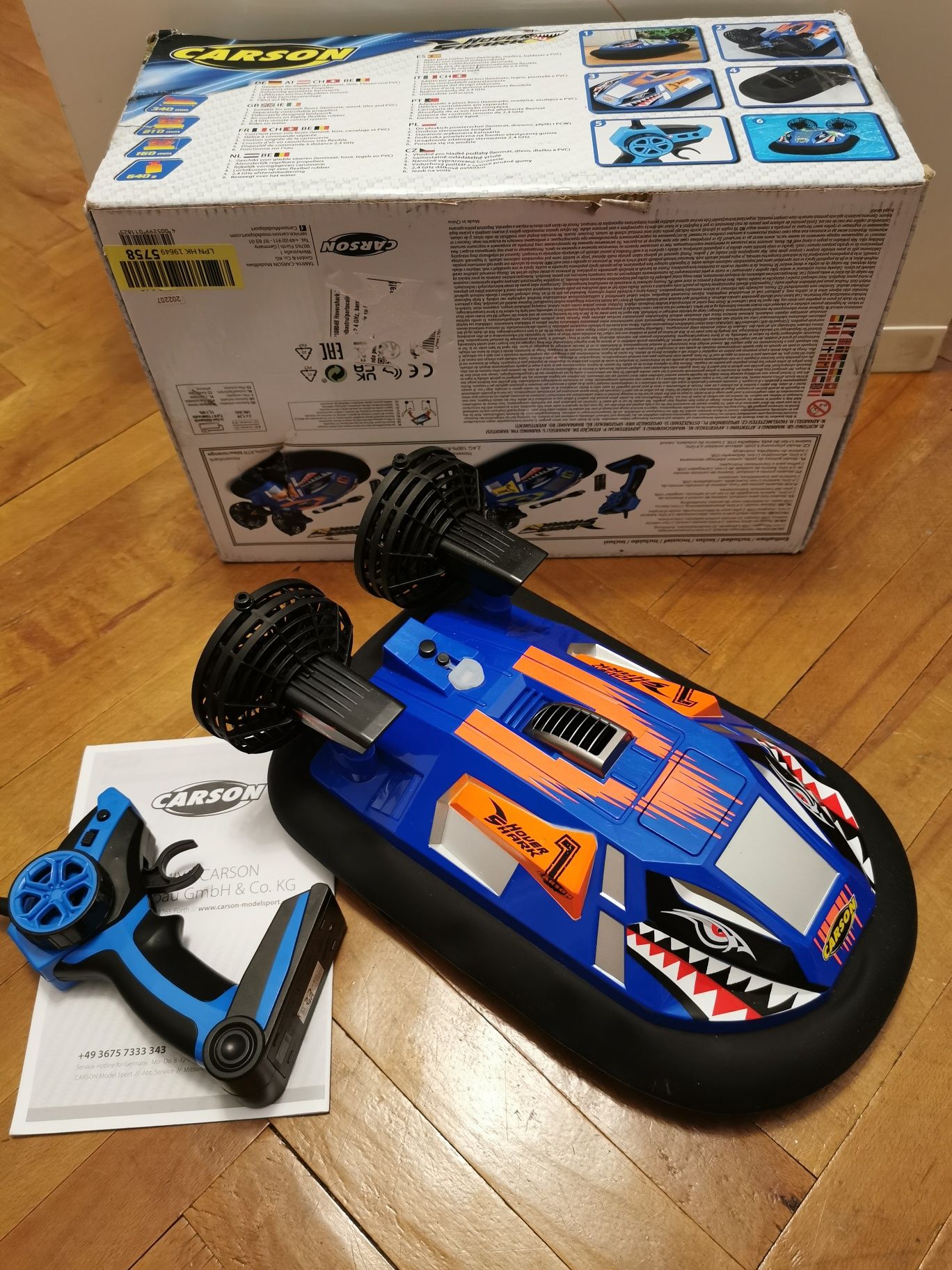 Carson HoverShark 2.4G  RC nou