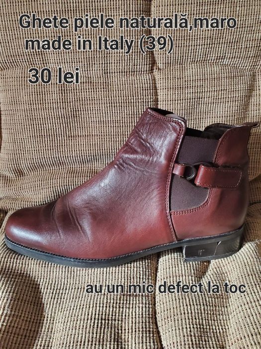 Cizme,ghete damă(piele naturală)