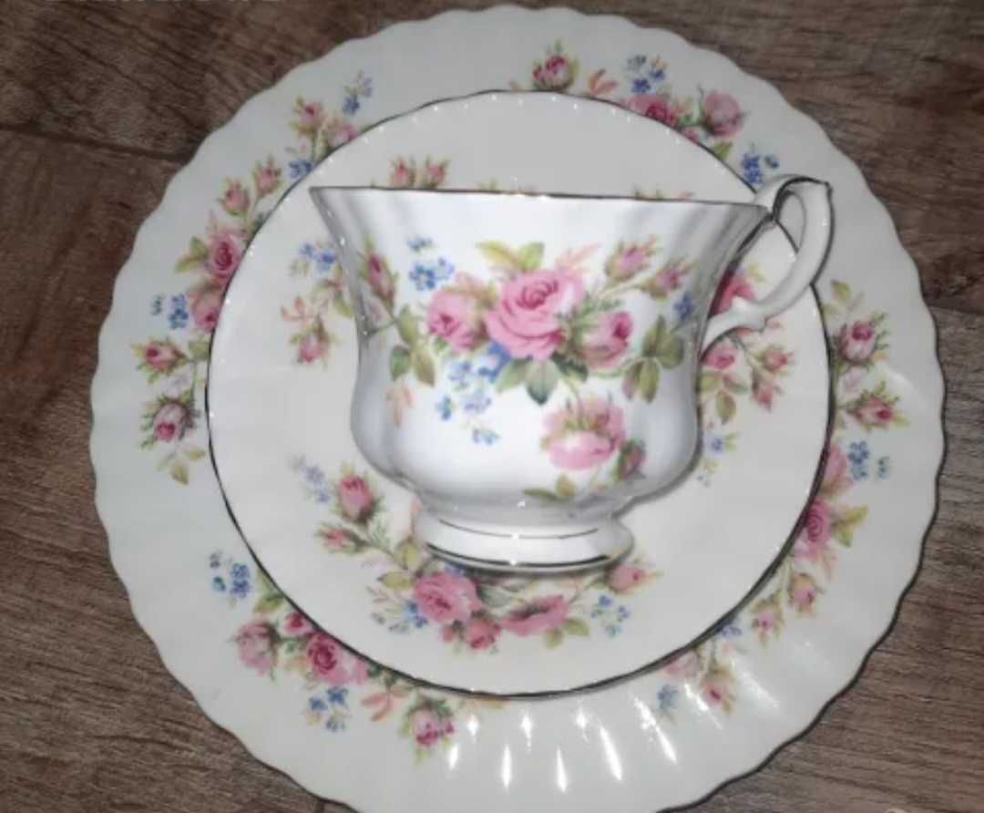Троен сет ROYAL ALBERT СЕРИЯ Moss Rose