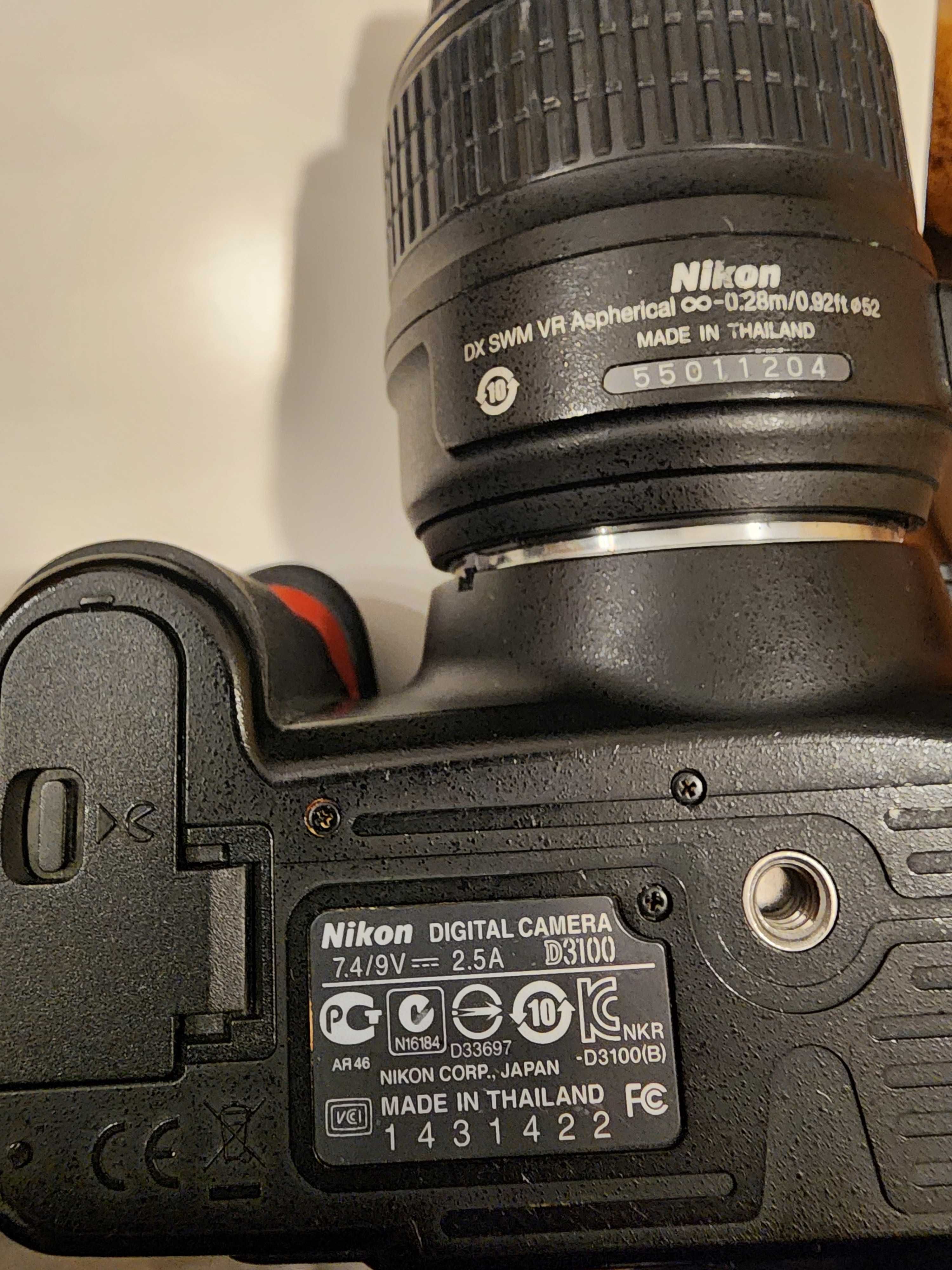 Nikon D3100 + обектив Nikon AF-S Nikkor 18-55 mm 1:3.5-5.6G