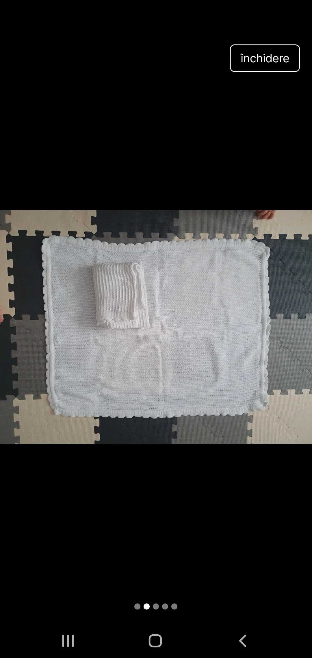 Patura bebe Ikea gulsparv 70x90cm