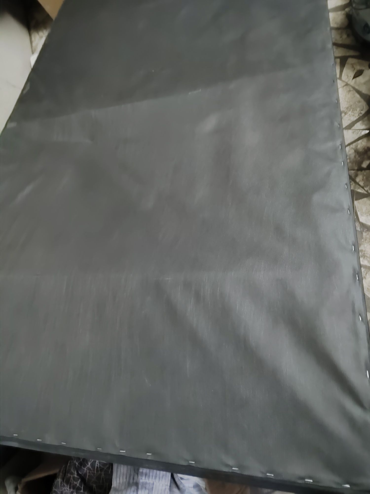 Матрас чёрный кожаный чехол, цена 6000,размер длина180*100" 24см