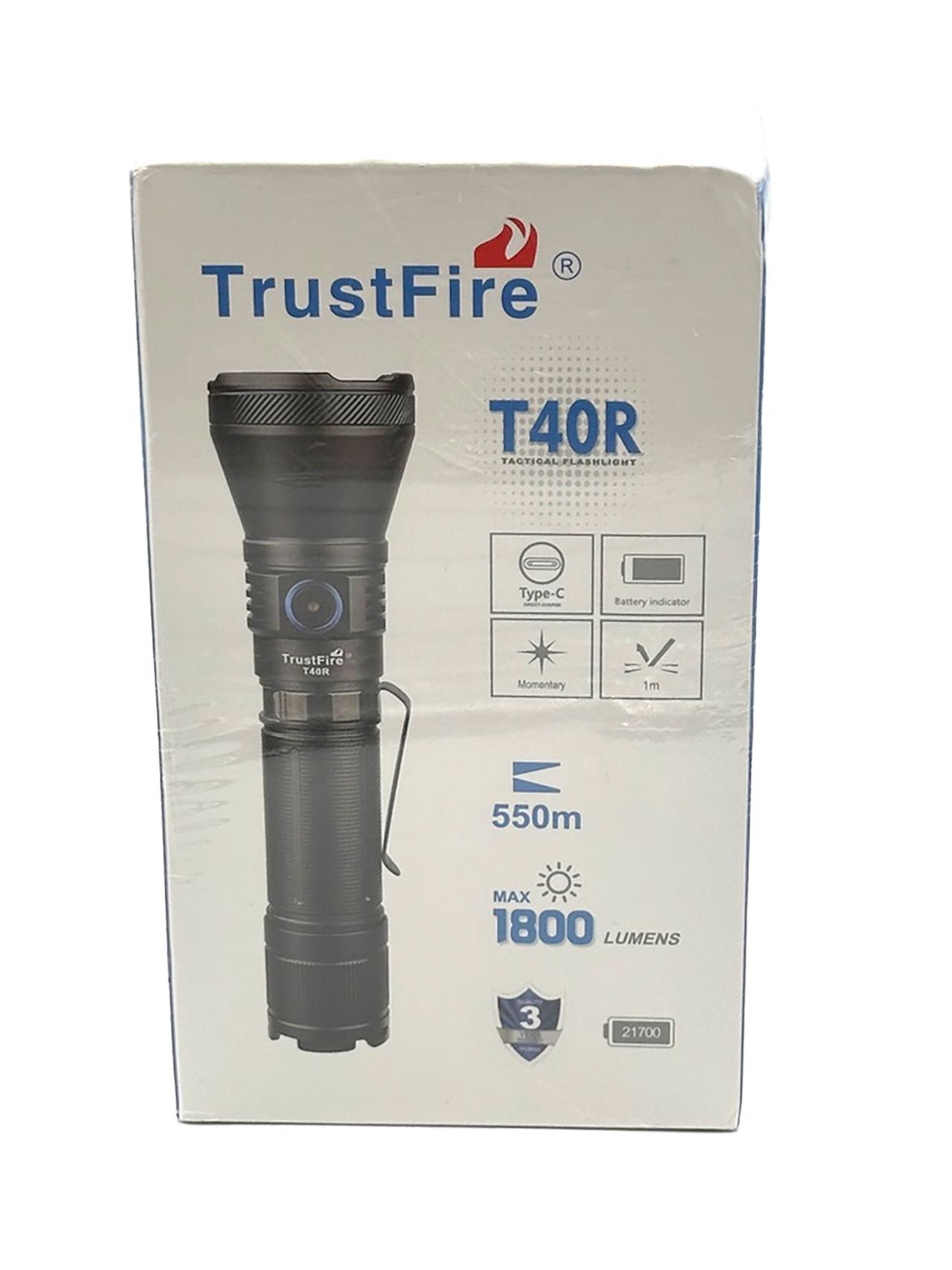 Vând Lanternă tactică reîncărcabilă Trustfire T40R, 1800 lumeni