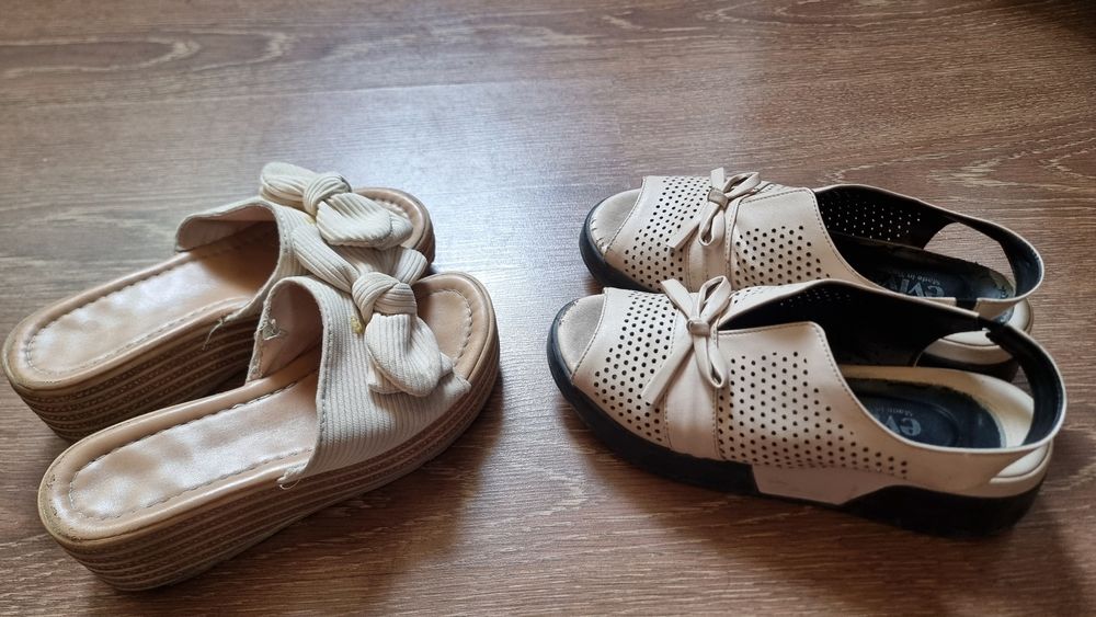 Турецкий басаножка 39 и тапочки 38 по 25 000 сум