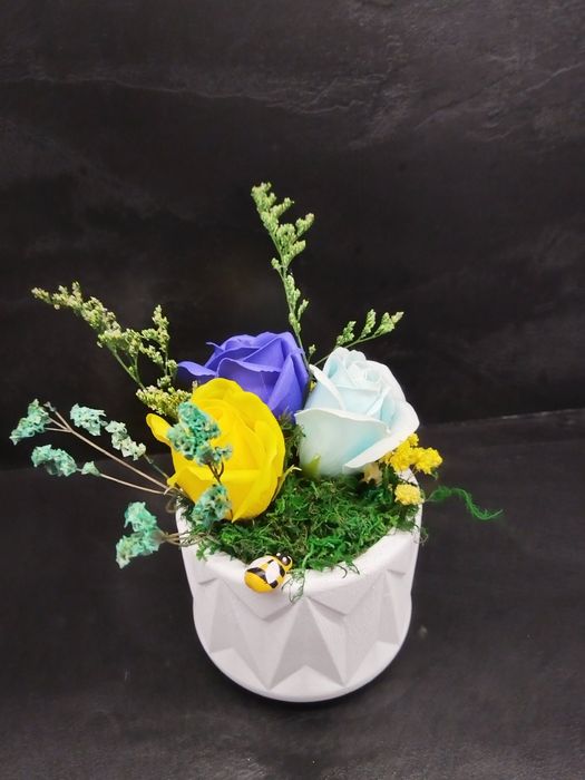 Ръчна изработка от сапунени рози