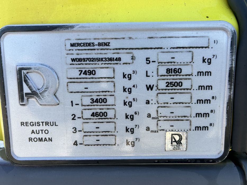 AutoPlatforma Mercedes-Benz Atego 815