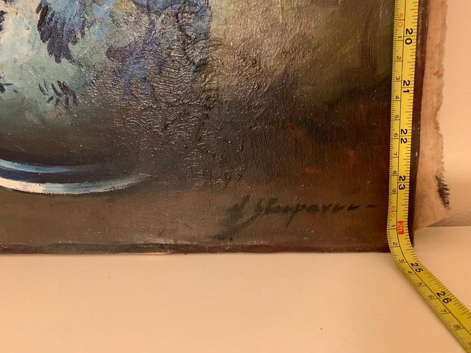 Tablou Victor Stupariu, ulei pe panza, model flori